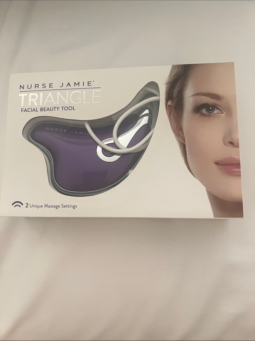 Nurse Jamie Triangle Facial Beauty Tool - Purple